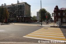 В Перми на ремонтируемом участке Комсомольского проспекта нанесена новая разметка В Перми на ремонтируемом участке Комсомольского проспекта нанесена новая разметка