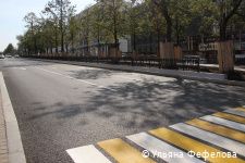 В Перми на ремонтируемом участке Комсомольского проспекта нанесена новая разметка В Перми на ремонтируемом участке Комсомольского проспекта нанесена новая разметка