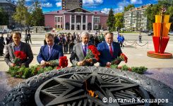 В Перми возложили «Цветы памяти» в честь окончания Второй мировой войны