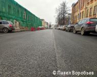 В Перми уложили верхний слой асфальта на участке улицы Пермской В Перми уложили верхний слой асфальта на участке улицы Пермской