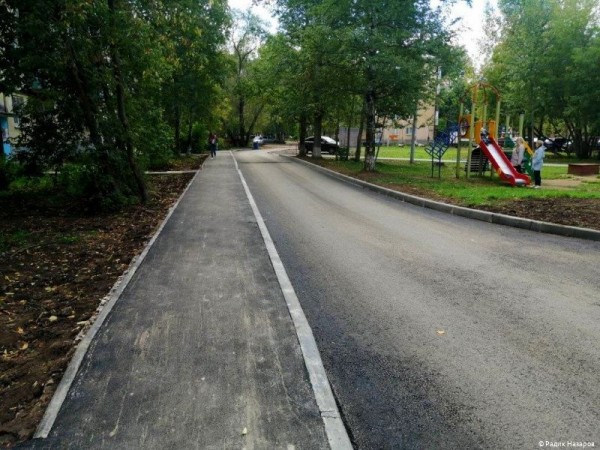 В Перми закончен ремонт всех дворов по нацпроекту – в этом году их количество составило 87