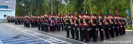 Алексей Дёмкин поздравил выпускников Пермской кадетской школы №1 с последним звонком