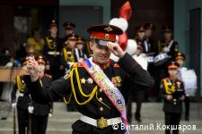 Алексей Дёмкин поздравил выпускников Пермской кадетской школы №1 с последним звонком