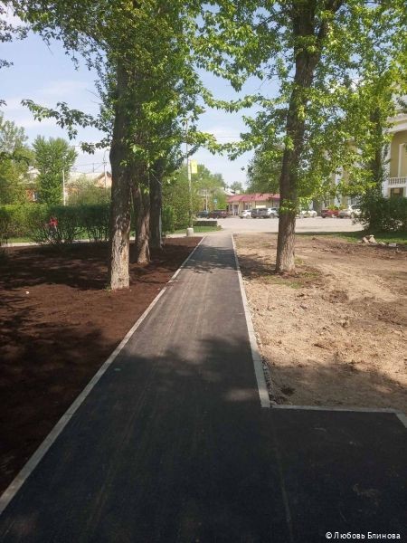 В Перми завершается ремонт сквера на улице Кавказской