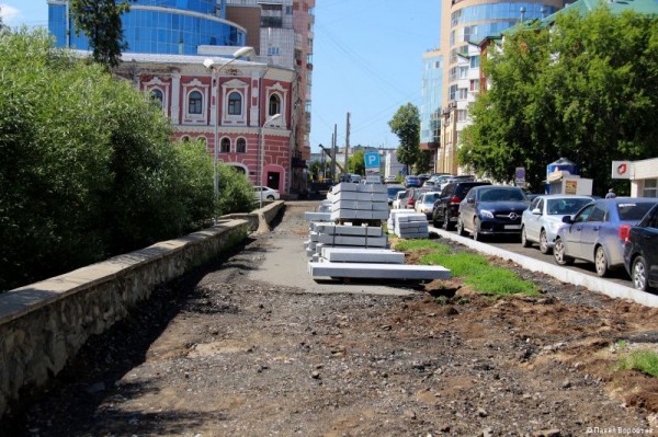 В Перми по нацпроекту стартовал ремонт еще одного участка улицы Советской