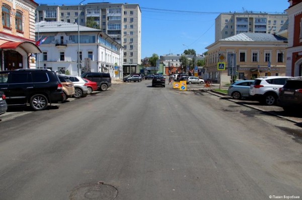 В Перми по нацпроекту стартовал ремонт еще одного участка улицы Советской