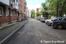 В Перми завершается ремонт дворов по нацпроекту около домов №96 и №98 по улице Екатерининской