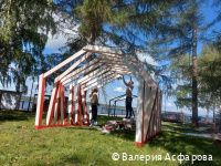 В Перми появился новый арт-объект «Реки Камы», созданный школьниками