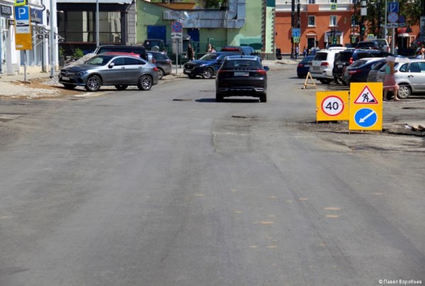 В Перми по нацпроекту стартовал ремонт еще одного участка улицы Советской