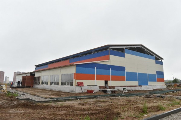 Строительная готовность новой школы в микрорайоне Любимов в Березниках составляет 97%