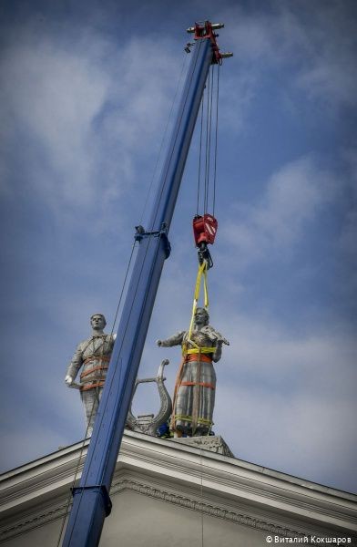 Скульптуры Дворца культуры им. Солдатова в Перми заменят на новые