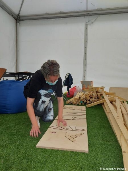 В Перми появился новый арт-объект «Реки Камы», созданный школьниками