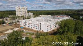 Строительство нового корпуса школы «СинТез» в Перми идет с опережением графика Строительство нового корпуса школы «СинТез» в Перми идет с опережением графика