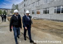 Строительство нового корпуса школы «СинТез» в Перми идет с опережением графика Строительство нового корпуса школы «СинТез» в Перми идет с опережением графика