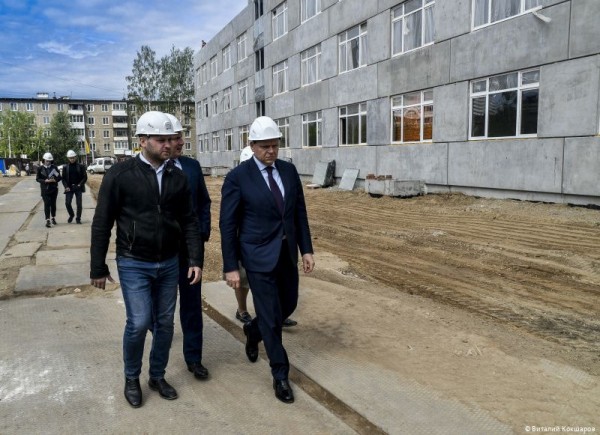 Строительство нового корпуса школы «СинТез» в Перми идет с опережением графика Строительство нового корпуса школы «СинТез» в Перми идет с опережением графика