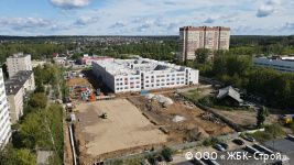 Строительство нового корпуса школы «СинТез» в Перми идет с опережением графика Строительство нового корпуса школы «СинТез» в Перми идет с опережением графика