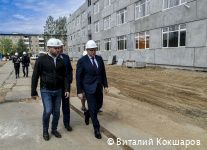 Строительство нового корпуса школы «СинТез» в Перми идет с опережением графика Строительство нового корпуса школы «СинТез» в Перми идет с опережением графика