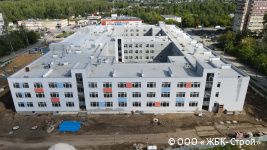 Строительство нового корпуса школы «СинТез» в Перми идет с опережением графика Строительство нового корпуса школы «СинТез» в Перми идет с опережением графика