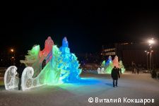 В Перми начал работу ледовый парк «Новогодье» на городской эспланаде