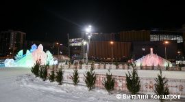 В Перми начал работу ледовый парк «Новогодье» на городской эспланаде