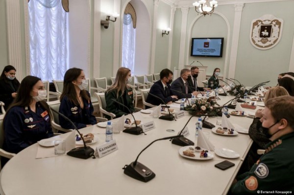 Глава Перми Алексей Дёмкин встретился с активом студенческих отрядов