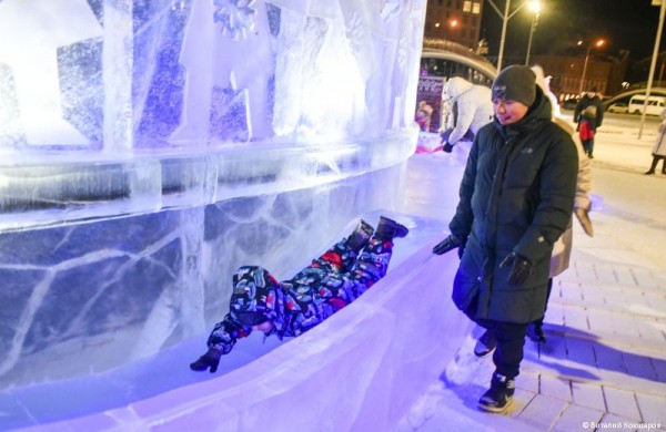 В Перми начал работу ледовый парк «Новогодье» на городской эспланаде