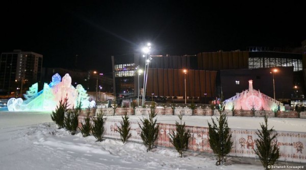 В Перми начал работу ледовый парк «Новогодье» на городской эспланаде