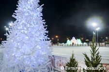 В Перми начал работу ледовый парк «Новогодье» на городской эспланаде