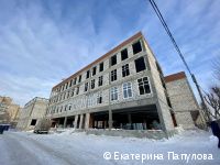 В Перми возведены все этажи нового корпуса гимназии №17 В Перми возведены все этажи нового корпуса гимназии №17