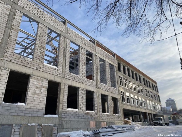 В Перми возведены все этажи нового корпуса гимназии №17 В Перми возведены все этажи нового корпуса гимназии №17