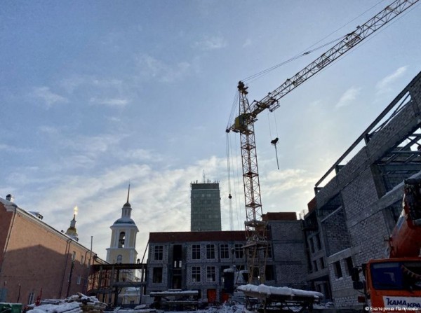 В Перми возведены все этажи нового корпуса гимназии №17 В Перми возведены все этажи нового корпуса гимназии №17