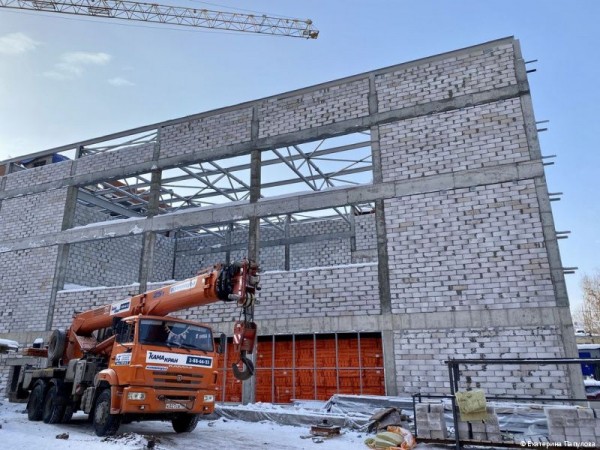 В Перми возведены все этажи нового корпуса гимназии №17 В Перми возведены все этажи нового корпуса гимназии №17