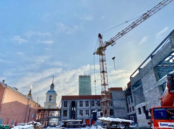 В Перми возведены все этажи нового корпуса гимназии №17 В Перми возведены все этажи нового корпуса гимназии №17