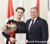 Алексей Дёмкин встретился со спортсменами ТСК «Дуэт» - чемпионами мира по танцевальному спорту