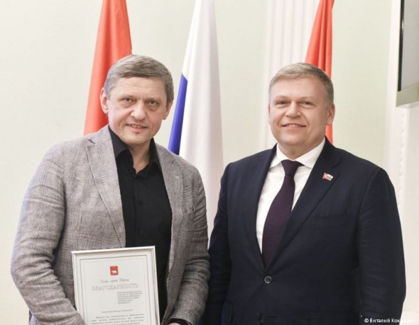 Алексей Дёмкин встретился со спортсменами ТСК «Дуэт» - чемпионами мира по танцевальному спорту