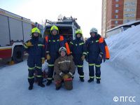 Сотрудники Пермской городской службы спасения приняли участие в учениях по помощи пострадавшим в ДТП