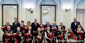 Глава Перми Алексей Дёмкин встретился с ветеранами Великой Отечественной войны и тружениками тыла