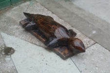 В Перми на экотропе «Здравствуй, большой лес!» установили фигуры календаря древних коми-пермяков