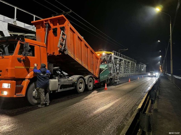 В Перми обновлено покрытие автомобильной дороги плотины Камской ГЭС в районе шлюзов