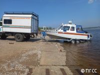 Сотрудники Пермской городской службы спасения начали патрулировать акваторию Камы на катере