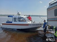 Сотрудники Пермской городской службы спасения начали патрулировать акваторию Камы на катере