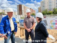 Строительство муниципального дома на Маяковского, 54 в Перми ведётся уже на уровне 5-го этажа Строительство муниципального дома на Маяковского, 54 в Перми ведётся уже на уровне 5-го этажа