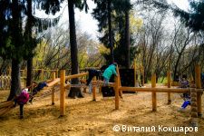 Эдуард Соснин проинспектировал ход благоустройства Черняевского леса в рамках проекта «Зелёное кольцо»