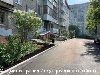 В Индустриальном районе Перми завершён ремонт всех придомовых территорий