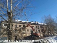 В Перми начался снос аварийного дома по улице Подлесной, 7/4