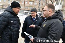 Глава Перми Эдуард Соснин посетил с рабочим выездом Индустриальный район