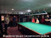 В Свердловском районе Перми прошёл открытый чемпионат по бильярду