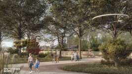 В Перми начались работы по реконструкции сквера у «Дома чекистов» 