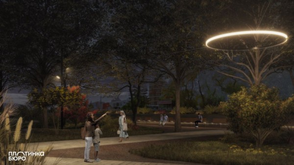 В Перми начались работы по реконструкции сквера у «Дома чекистов» 