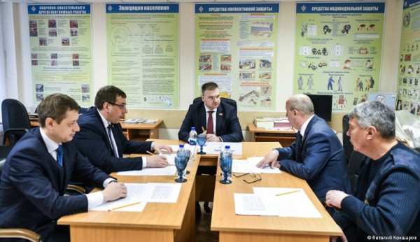 Глава Перми Эдуард Соснин посетил учебные центры гражданской защиты Глава Перми Эдуард Соснин посетил учебные центры гражданской защиты